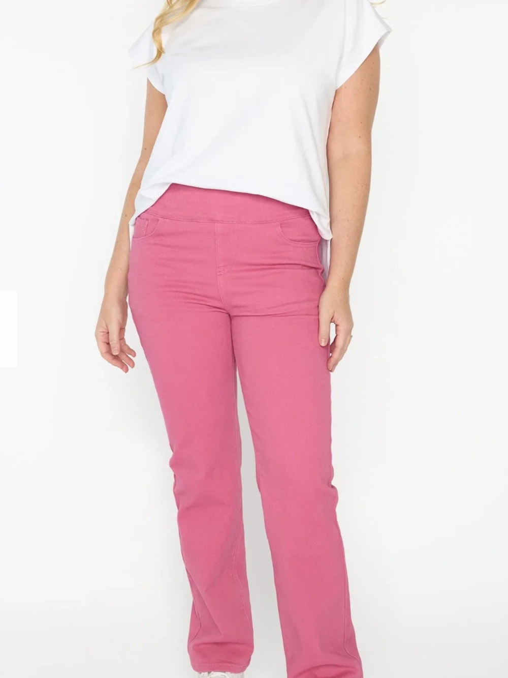 Women's Pink Jeggings - Comfortable Stretch Fit